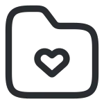 Folder Favorite SVG Icon